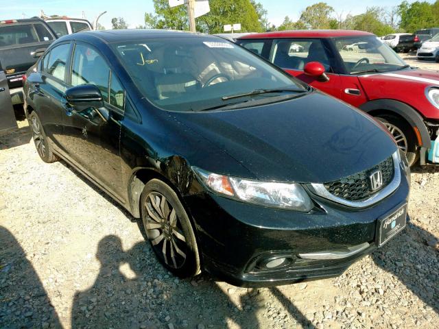 2HGFB2F91FH536757 - 2015 HONDA CIVIC EXL BLACK photo 1