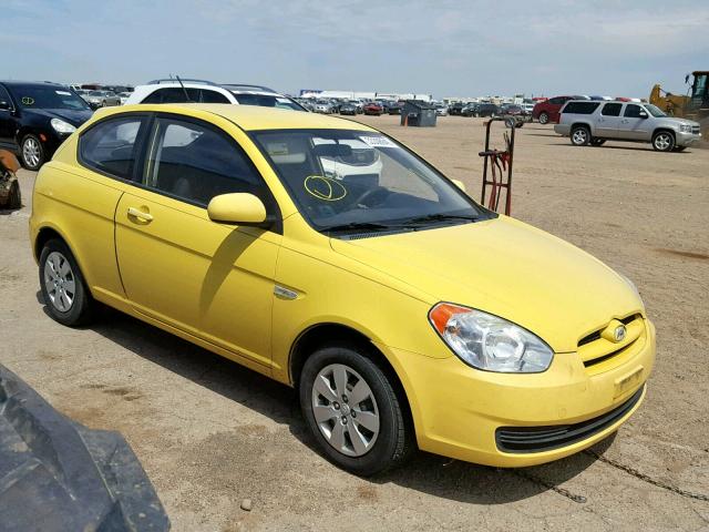 KMHCM3AC4AU178687 - 2010 HYUNDAI ACCENT BLU YELLOW photo 1