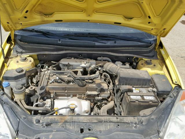 KMHCM3AC4AU178687 - 2010 HYUNDAI ACCENT BLU YELLOW photo 7