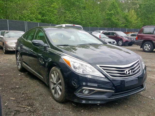 KMHFG4JG5HA583563 - 2017 HYUNDAI AZERA BLACK photo 1