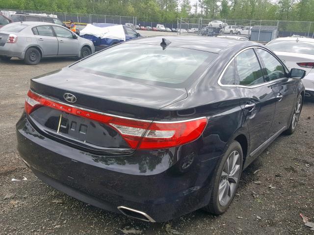 KMHFG4JG5HA583563 - 2017 HYUNDAI AZERA BLACK photo 4