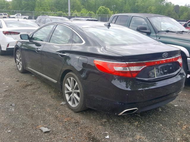 KMHFG4JG5HA583563 - 2017 HYUNDAI AZERA BLACK photo 9