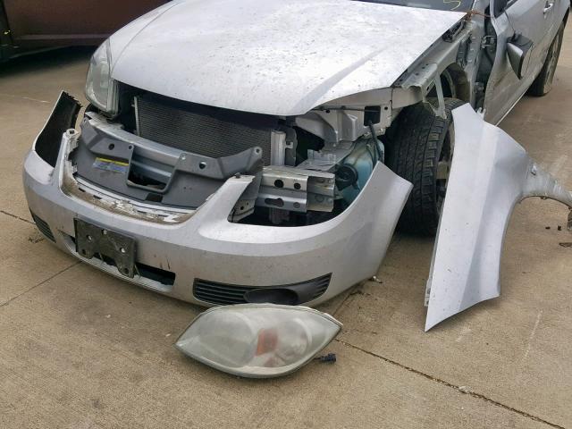 1G2AL15FX77247997 - 2007 PONTIAC G5 SILVER photo 9