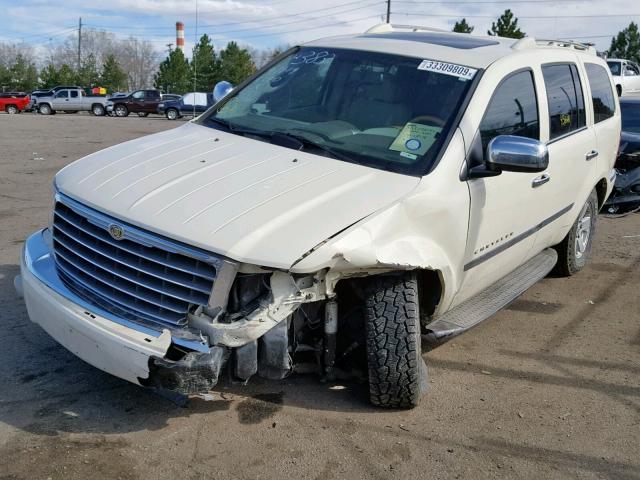 1A8HW58267F565177 - 2007 CHRYSLER ASPEN LIMI WHITE photo 2