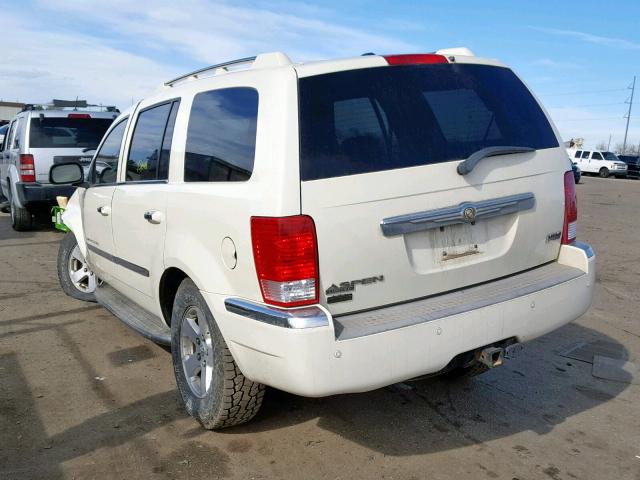 1A8HW58267F565177 - 2007 CHRYSLER ASPEN LIMI WHITE photo 3