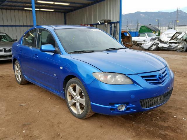 JM1BK323951231444 - 2005 MAZDA 3 S BLUE photo 1