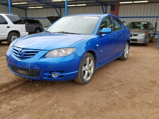 JM1BK323951231444 - 2005 MAZDA 3 S BLUE photo 2