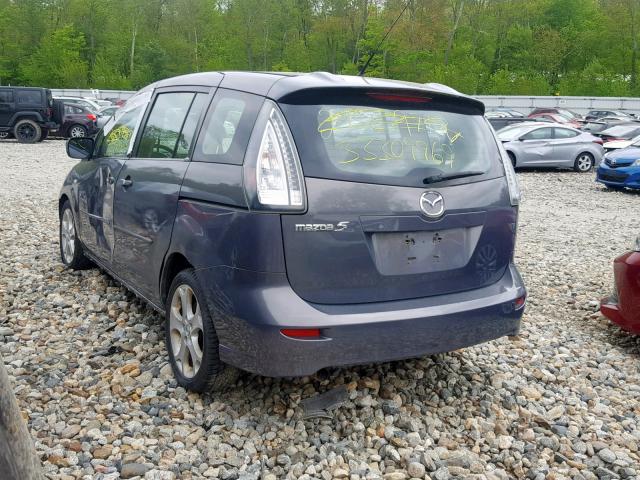 JM1CR29LX80303424 - 2008 MAZDA 5 BLUE photo 3