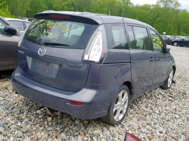 JM1CR29LX80303424 - 2008 MAZDA 5 BLUE photo 4