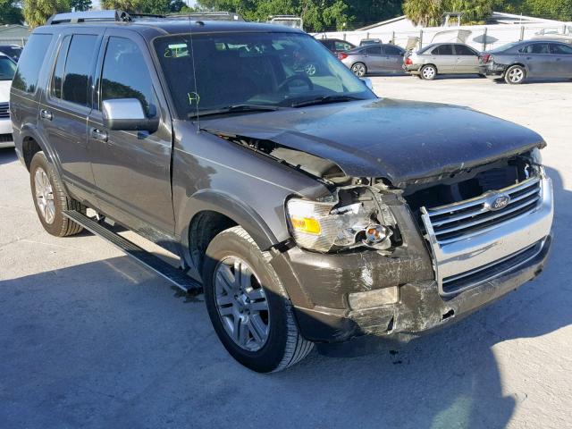 1FMEU75807UA63468 - 2007 FORD EXPLORER L BLACK photo 1