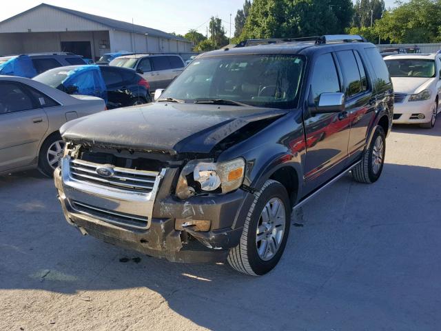 1FMEU75807UA63468 - 2007 FORD EXPLORER L BLACK photo 2