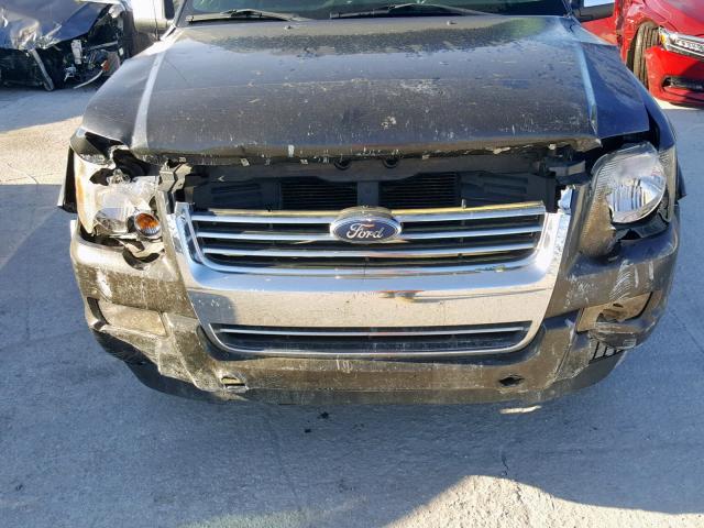 1FMEU75807UA63468 - 2007 FORD EXPLORER L BLACK photo 9