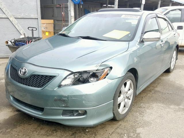 4T1BE46K27U539504 - 2007 TOYOTA CAMRY CE/L TEAL photo 2