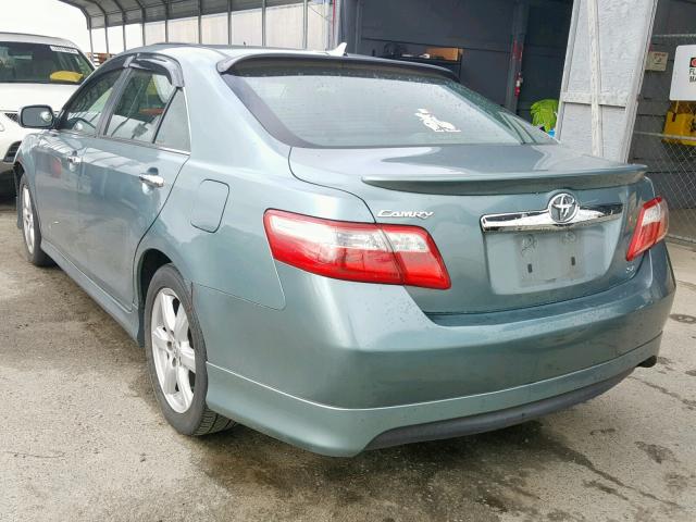 4T1BE46K27U539504 - 2007 TOYOTA CAMRY CE/L TEAL photo 3