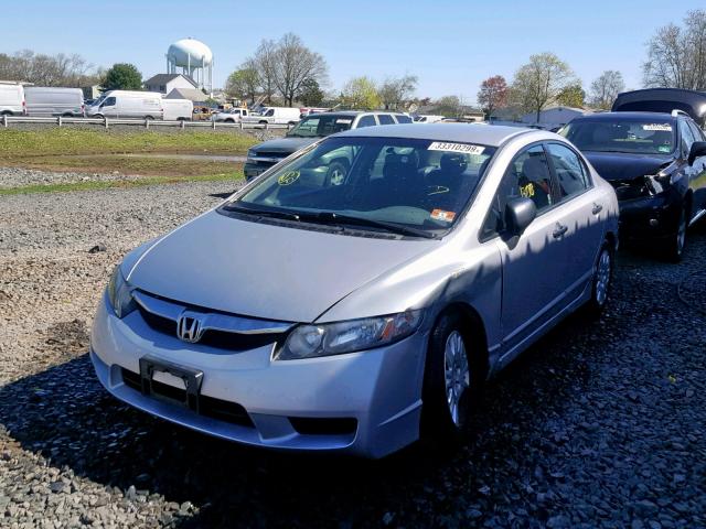 2HGFA1F36AH575278 - 2010 HONDA CIVIC VP SILVER photo 2