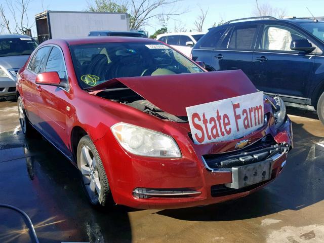 1G1ZJ57BX8F240862 - 2008 CHEVROLET MALIBU 2LT BURGUNDY photo 1