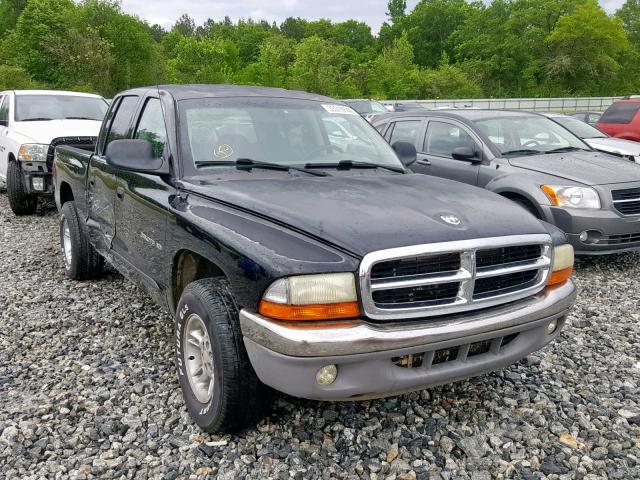 1B7HL2AN61S297264 - 2001 DODGE DAKOTA QUA BLACK photo 1