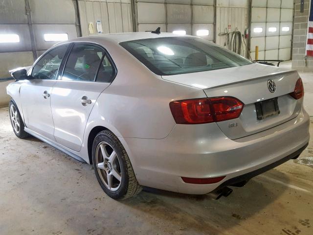 3VW567AJ0DM269779 - 2013 VOLKSWAGEN JETTA GLI SILVER photo 3