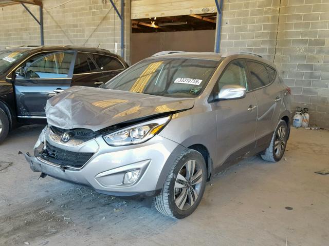 KM8JU3AGXFU043120 - 2015 HYUNDAI TUCSON LIM GRAY photo 2