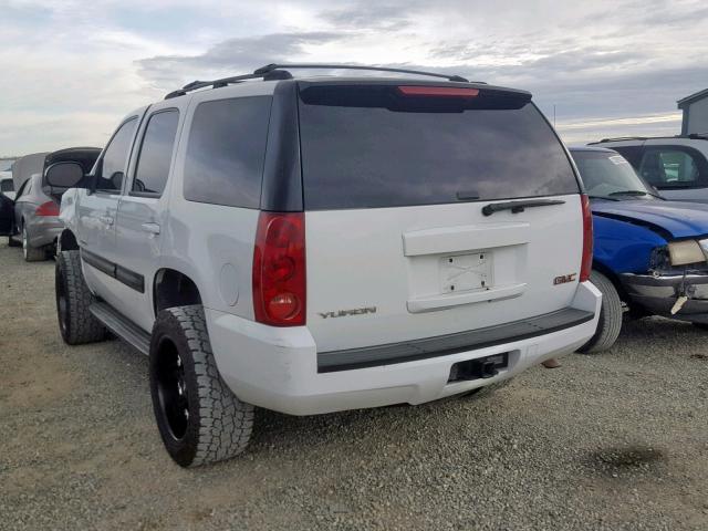 1GKFC13J67J115531 - 2007 GMC YUKON WHITE photo 3