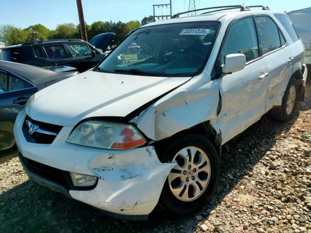 2HNYD18723H539700 - 2003 ACURA MDX TOURIN WHITE photo 2