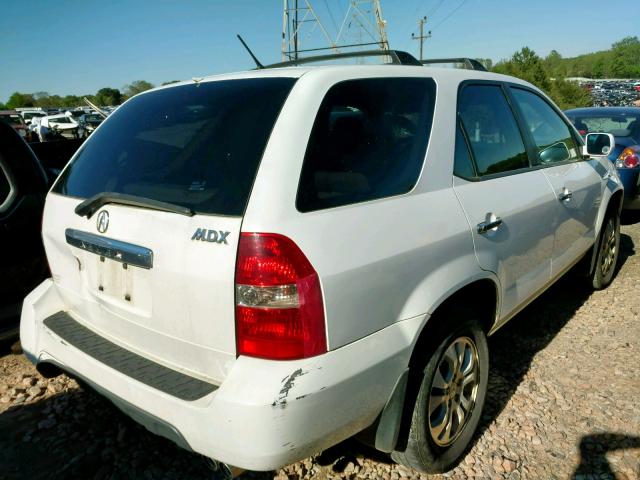 2HNYD18723H539700 - 2003 ACURA MDX TOURIN WHITE photo 4