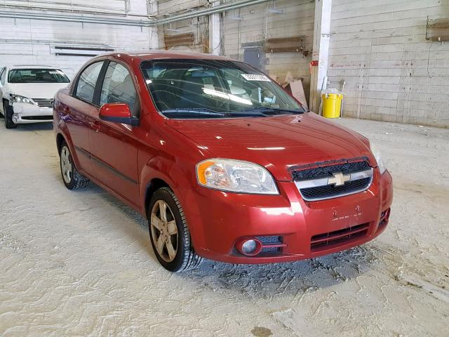 KL1TG5DE6BB237358 - 2011 CHEVROLET AVEO LT RED photo 1