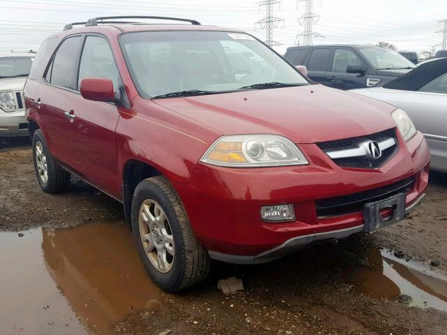 2HNYD18754H519569 - 2004 ACURA MDX TOURIN RED photo 1