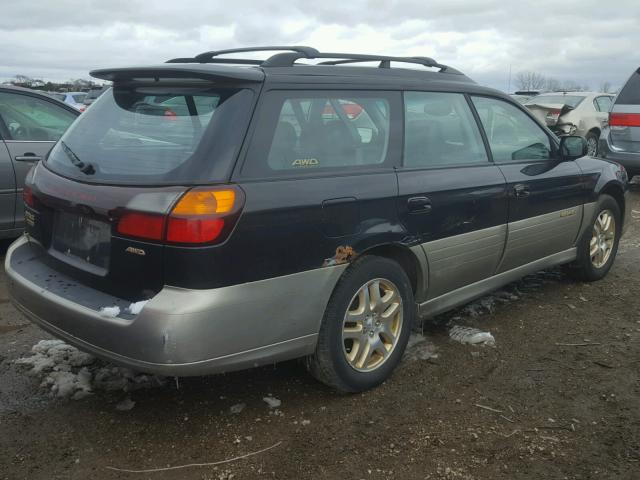 4S3BH6869Y7635766 - 2000 SUBARU LEGACY OUT BLUE photo 4