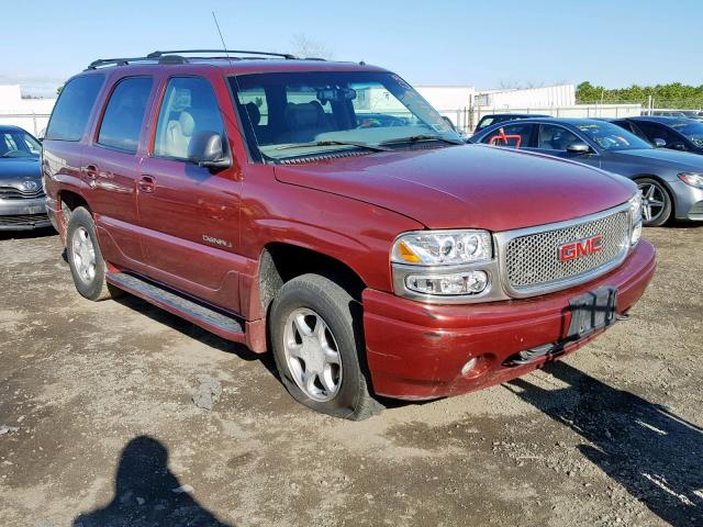 1GKEK63U32J176804 - 2002 GMC DENALI MAROON photo 1