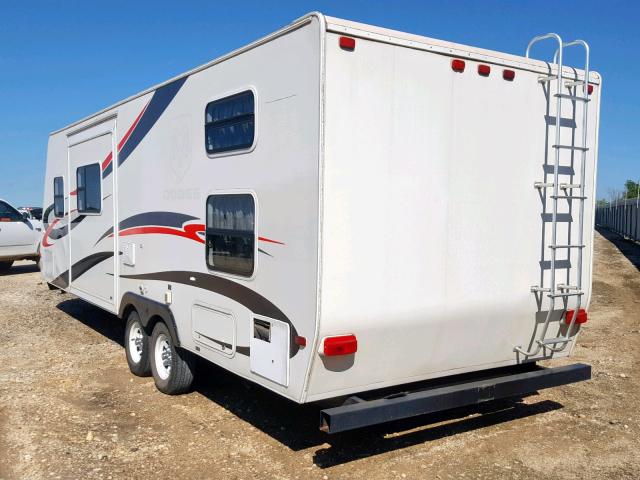 4WYT46L2271714501 - 2007 RVIS 28 TRAILER WHITE photo 3