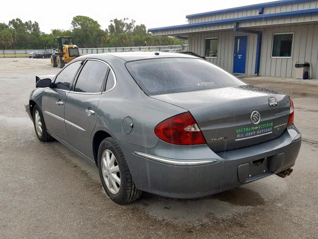 2G4WD562651239127 - 2005 BUICK LACROSSE C GRAY photo 3