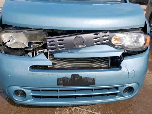 JN8AZ28R89T100923 - 2009 NISSAN CUBE BASE BLUE photo 9