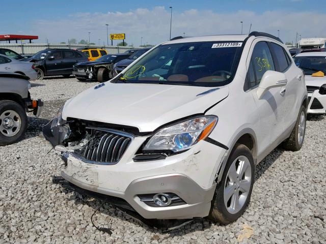 KL4CJHSBXFB141575 - 2015 BUICK ENCORE PRE WHITE photo 2