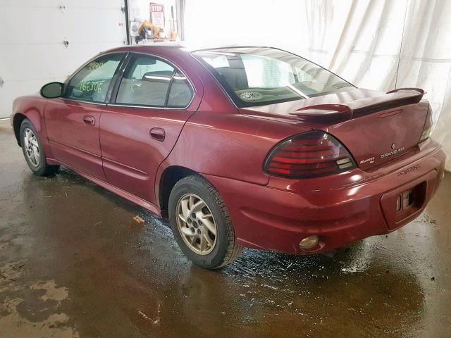 1G2NE52E55M112326 - 2005 PONTIAC GRAND AM S RED photo 3