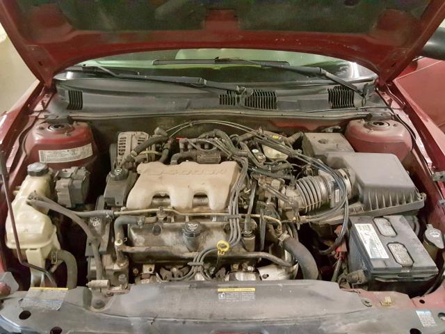 1G2NE52E55M112326 - 2005 PONTIAC GRAND AM S RED photo 7