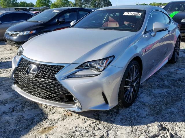 JTHSM5BC7G5002034 - 2016 LEXUS RC 300 SILVER photo 2