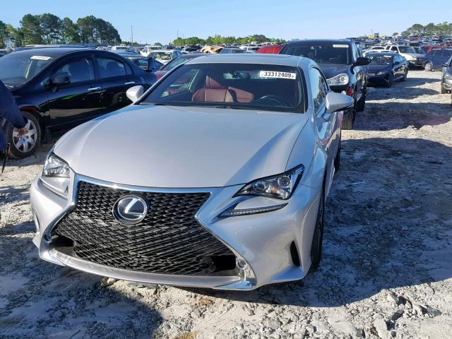 JTHSM5BC7G5002034 - 2016 LEXUS RC 300 SILVER photo 9