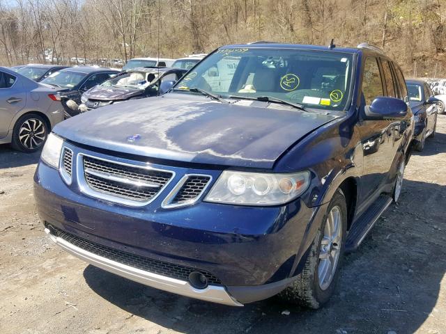 5S3ET13S092800339 - 2009 SAAB 9-7X 4.2I BLUE photo 2