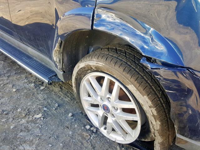 5S3ET13S092800339 - 2009 SAAB 9-7X 4.2I BLUE photo 9