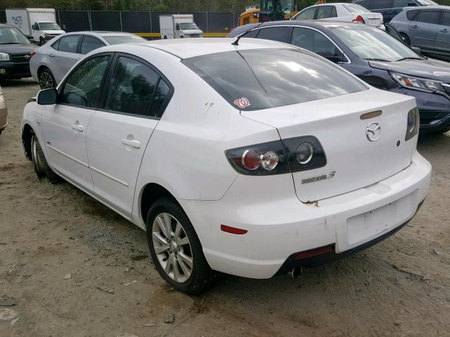 JM1BK323871634981 - 2007 MAZDA 3 S WHITE photo 3