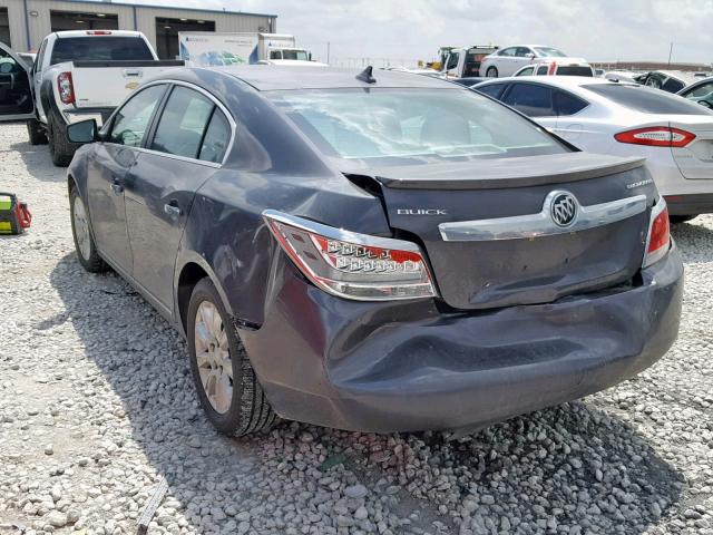 1G4GB5ER5CF333496 - 2012 BUICK LACROSSE C GRAY photo 3