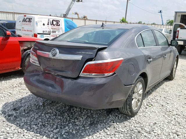 1G4GB5ER5CF333496 - 2012 BUICK LACROSSE C GRAY photo 4