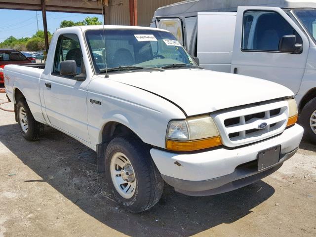 1FTYR10C5XTA32654 - 1999 FORD RANGER WHITE photo 1