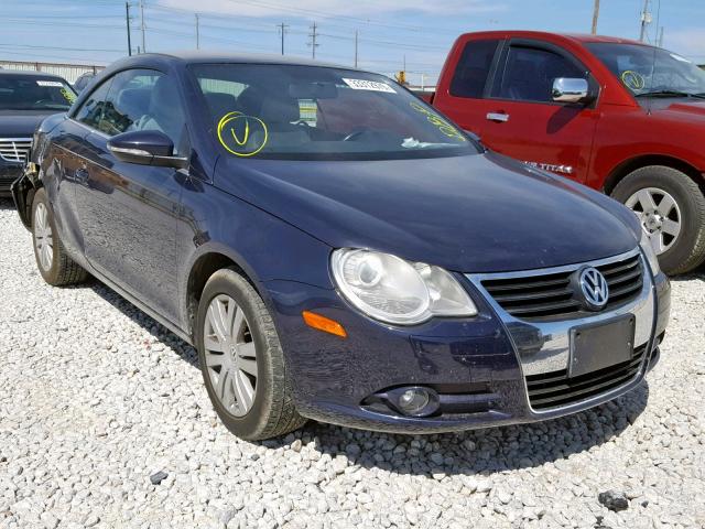 WVWBA71F99V009085 - 2009 VOLKSWAGEN EOS TURBO BLUE photo 1