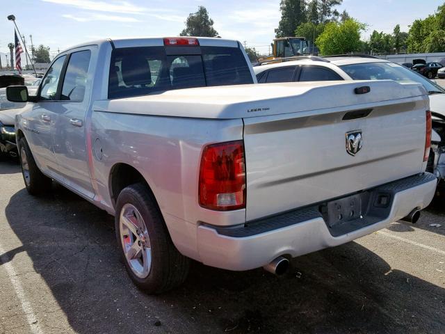1D7RB1CT9BS534771 - 2011 DODGE RAM 1500 SILVER photo 3