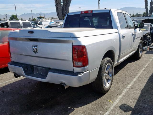 1D7RB1CT9BS534771 - 2011 DODGE RAM 1500 SILVER photo 4
