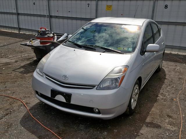 JTDKB20U687717023 - 2008 TOYOTA PRIUS SILVER photo 2