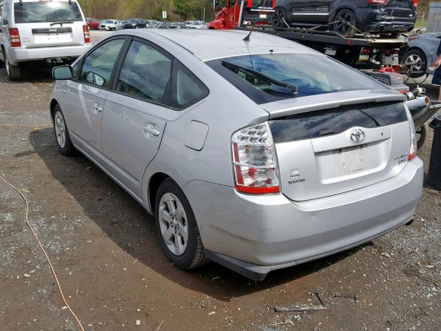 JTDKB20U687717023 - 2008 TOYOTA PRIUS SILVER photo 3