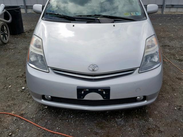 JTDKB20U687717023 - 2008 TOYOTA PRIUS SILVER photo 9